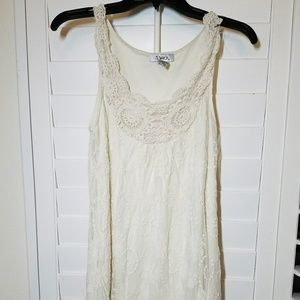 White lacey dress